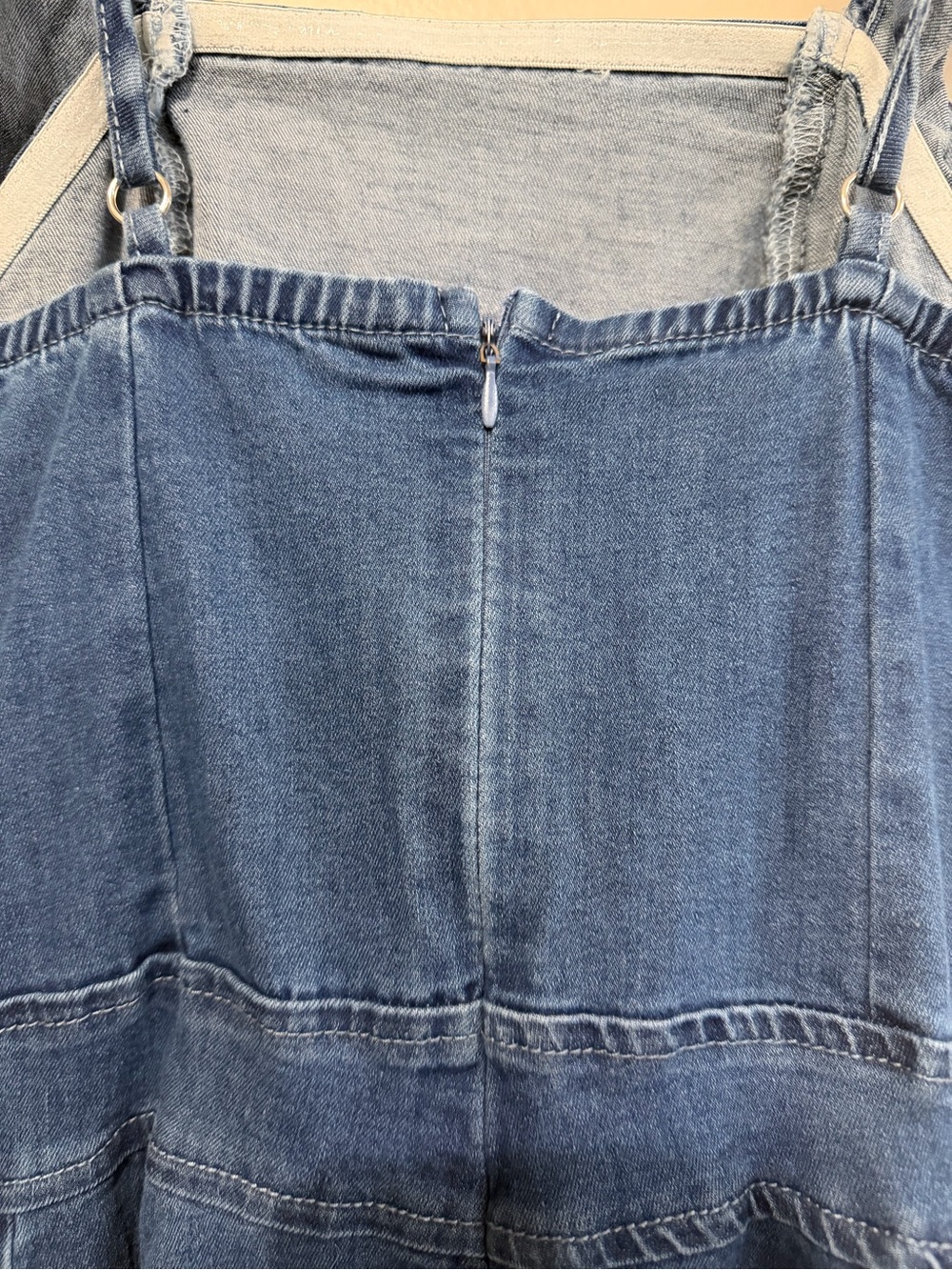 Utcoco Ruffle Denim Mini Dress - Picture 5 of 9